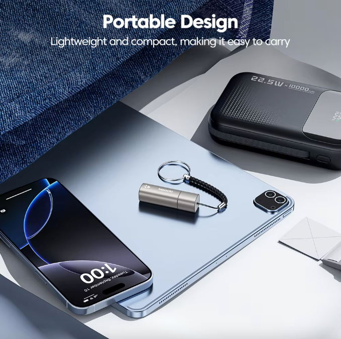 Toocki TG14 USB-C Electric Lighter | Blow to Light | Flameless & Windproof
