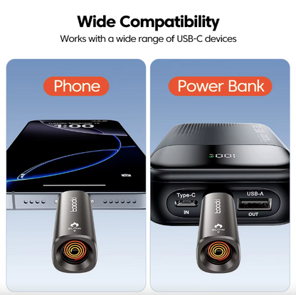 Toocki TG14 USB-C Electric Lighter | Blow to Light | Flameless & Windproof