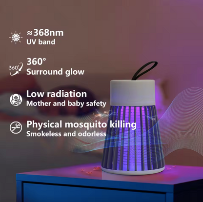 Electric Mosquito Killer Lamp | UV Bug Zapper | USB Powered | Indoor & Outdoor