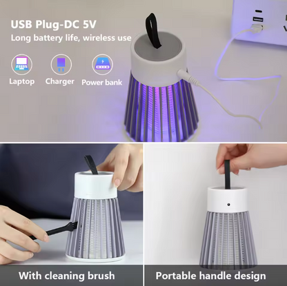Electric Mosquito Killer Lamp | UV Bug Zapper | USB Powered | Indoor & Outdoor
