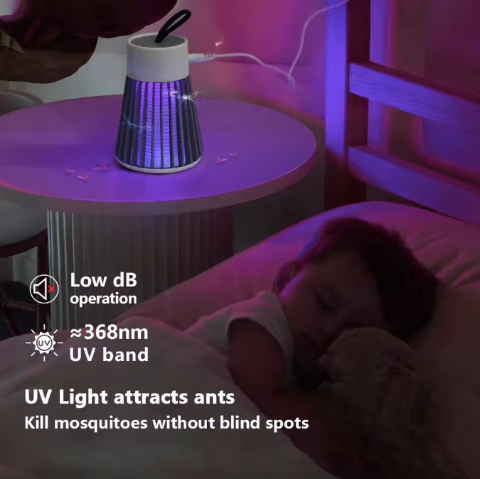 Electric Mosquito Killer Lamp | UV Bug Zapper | USB Powered | Indoor & Outdoor